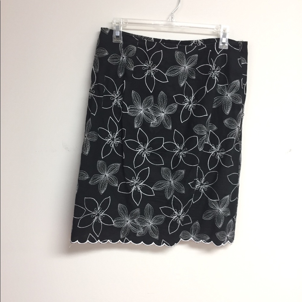 Black and white skirt